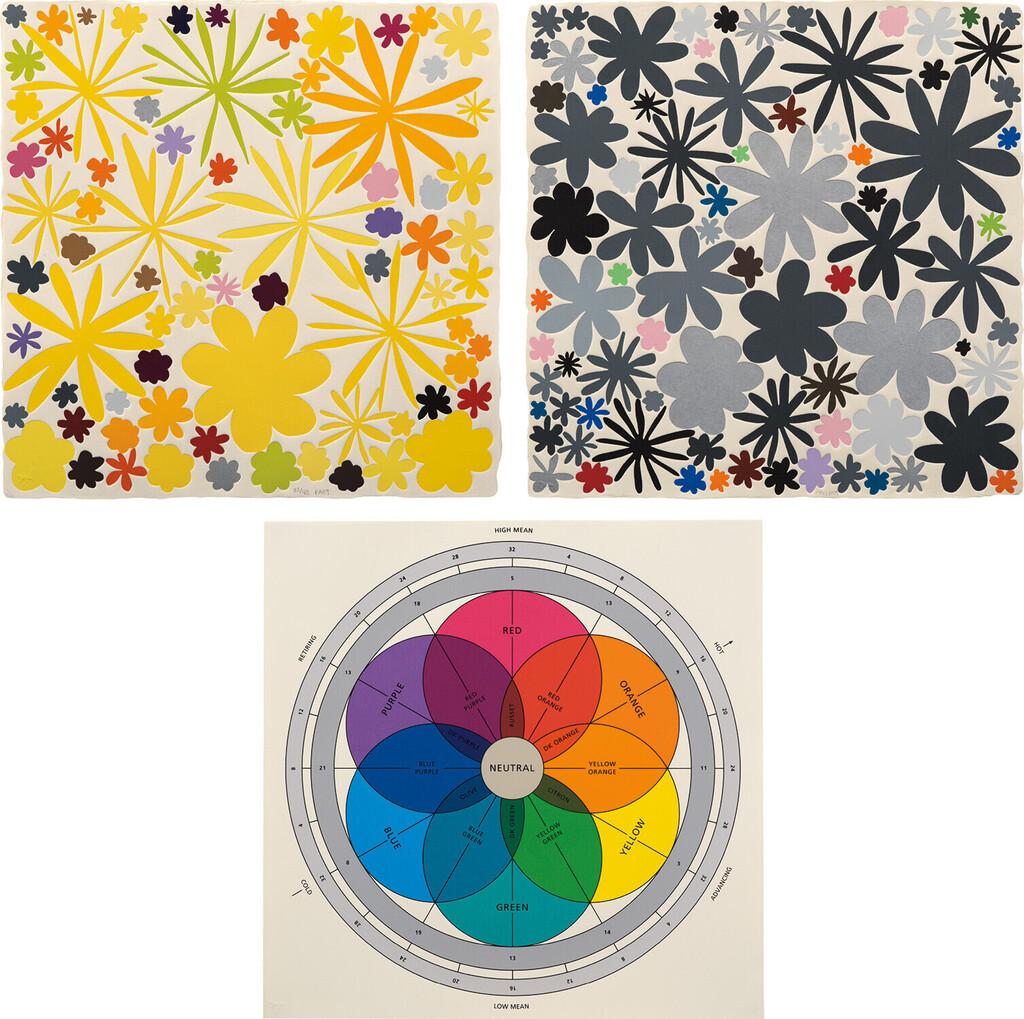Yellow; Gray; and Color Wheel, from Color Field Notes