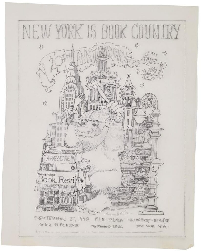 New York Is Book Country, 20th Anniversary poster design