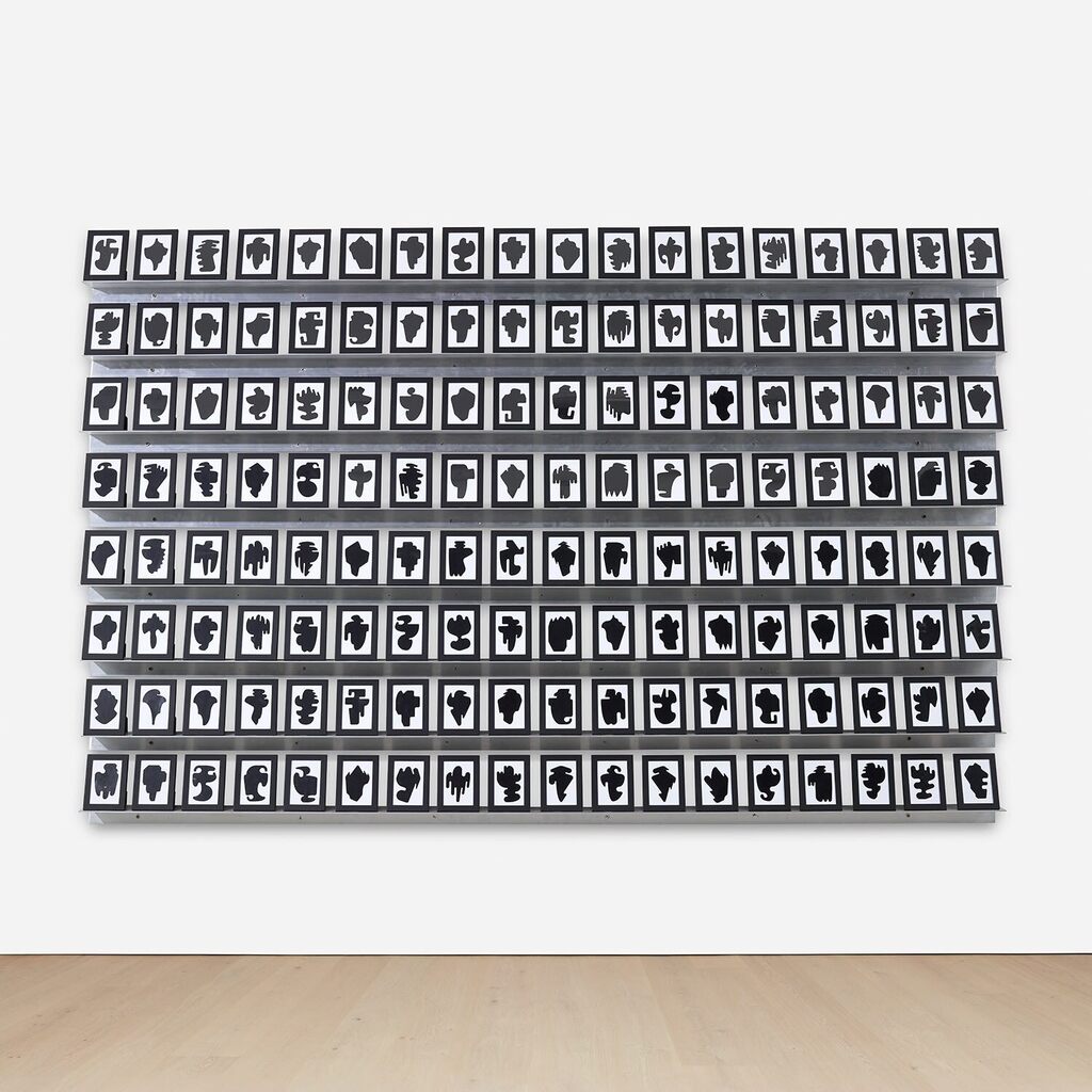 Collection of One Hundred and Forty-four Shapes Monoprints (Group 1, Collection 3-292)