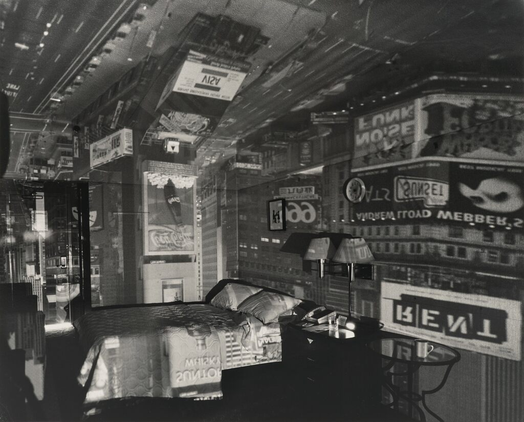 Camera Obscura Image of Times Square in Hotel Room