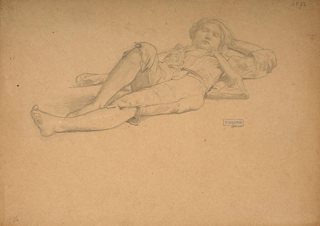 Swinging Cupid; Study for Day and Night