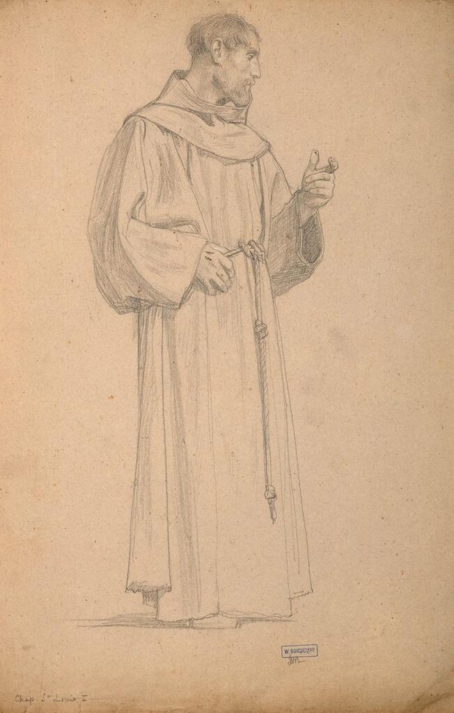 Study for a Franciscan Saint