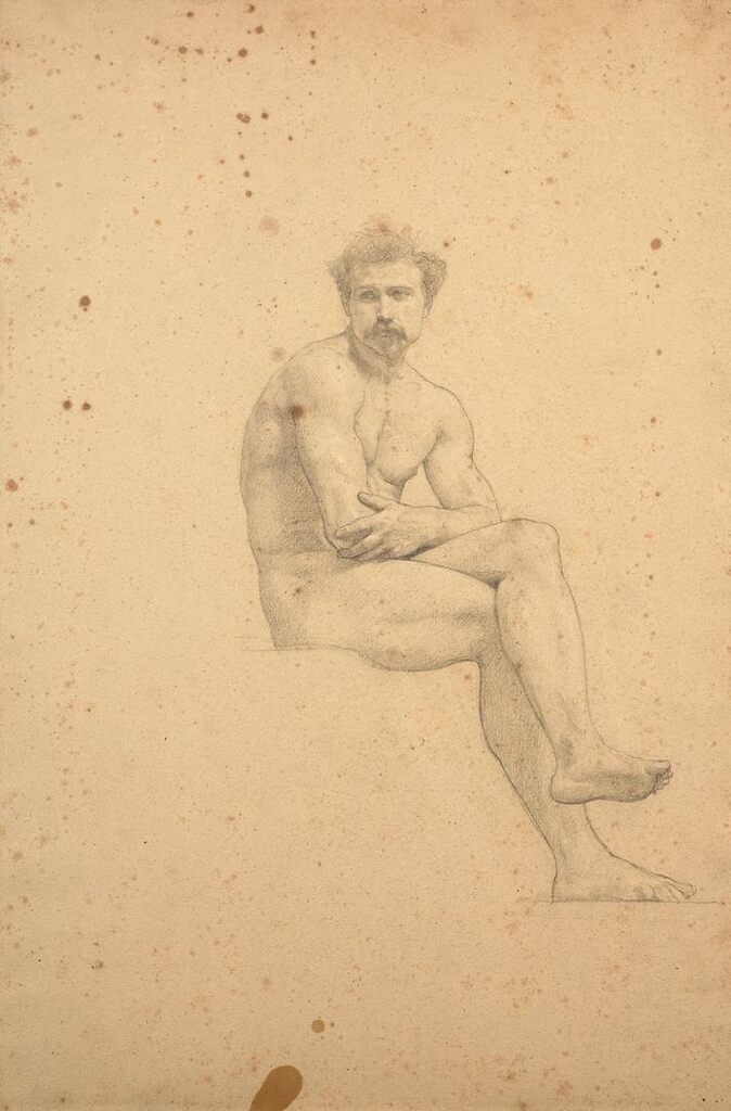 Young Man Dozing