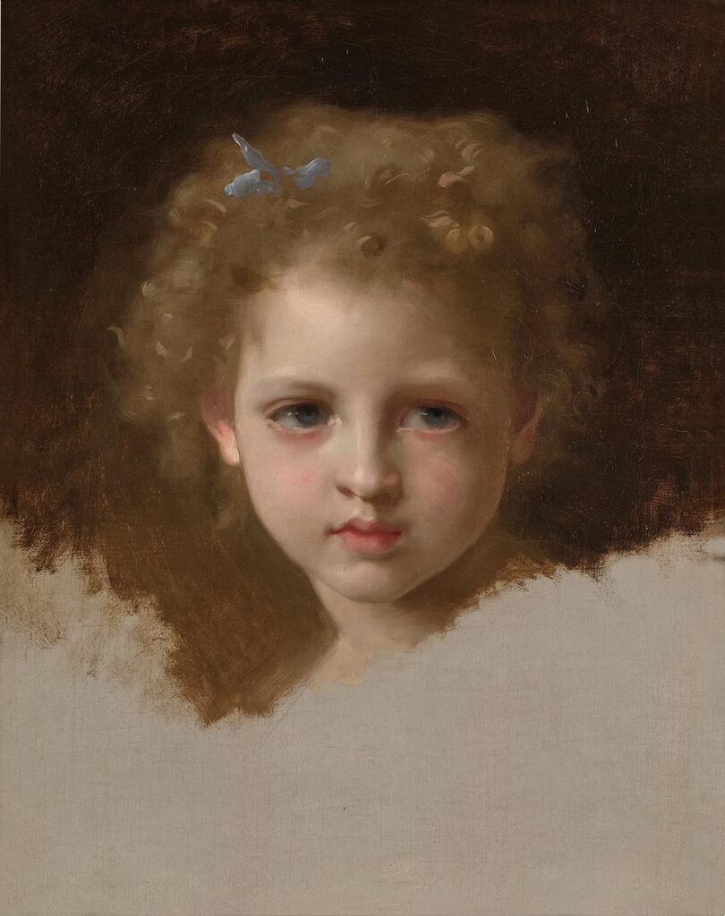 Study for Girl with Violets