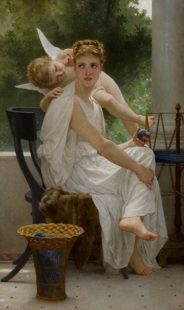 William-Adolphe Bouguereau, Le travail interrompu (réduction)