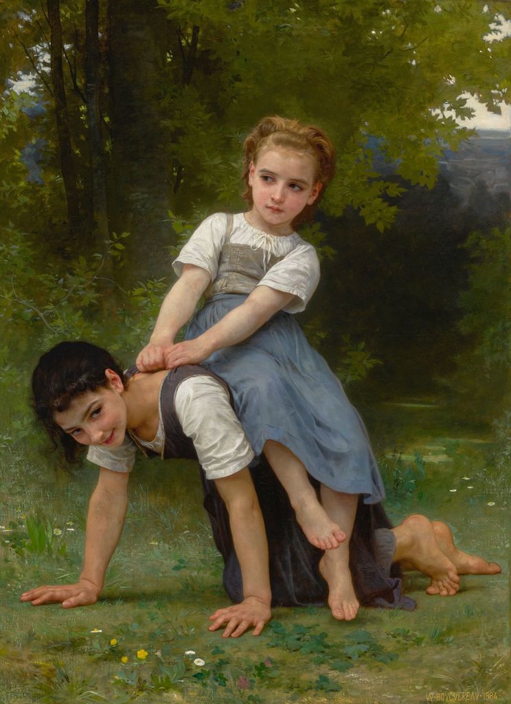William-Adolphe Bouguereau, LA BOURRIQUE (THE PONY-BACK RIDE)