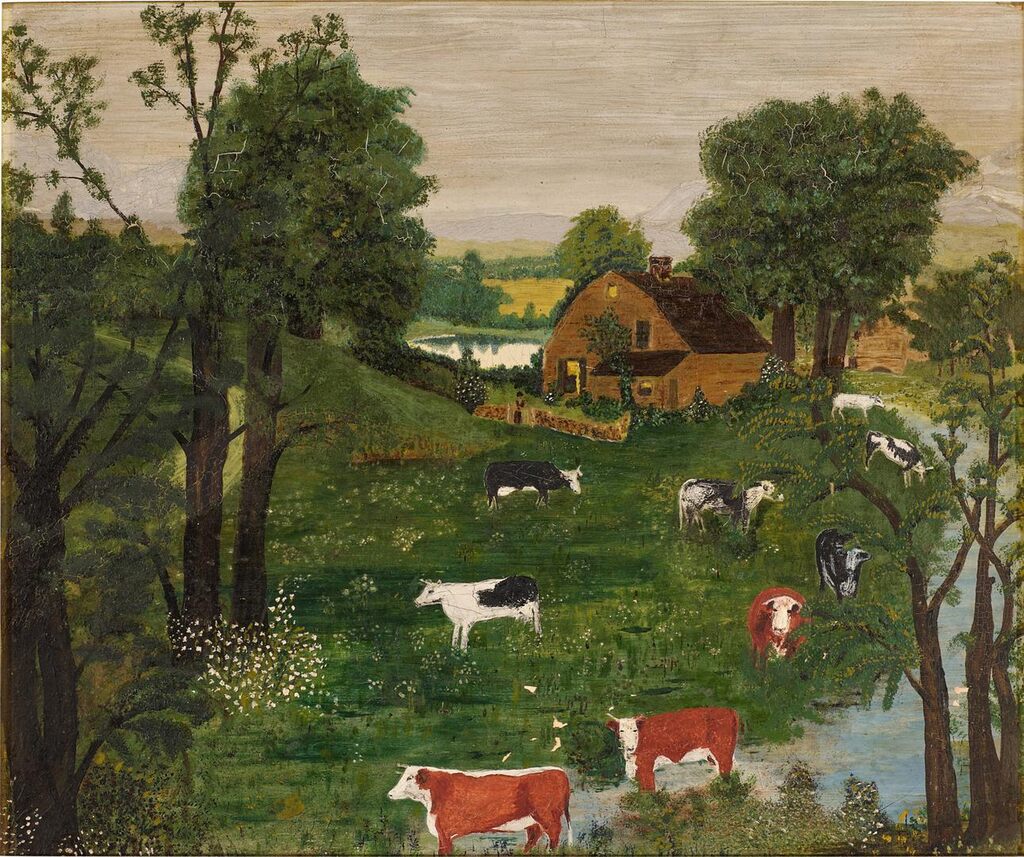 Landscape with Cows