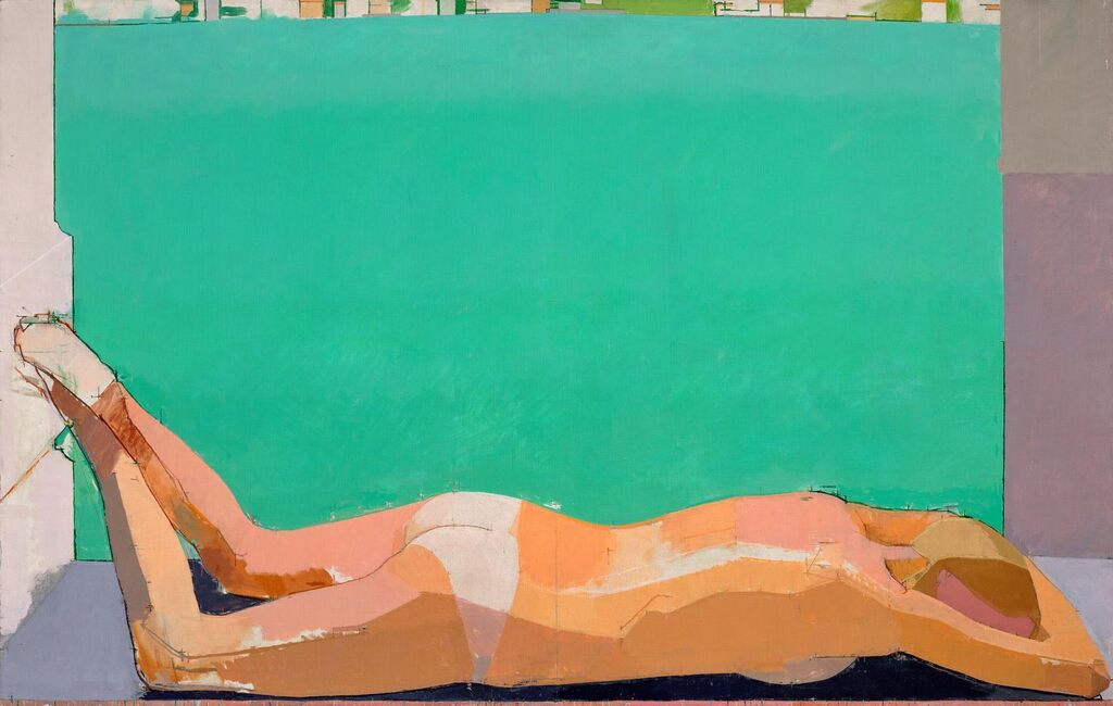 Nude with Lake Lugano
