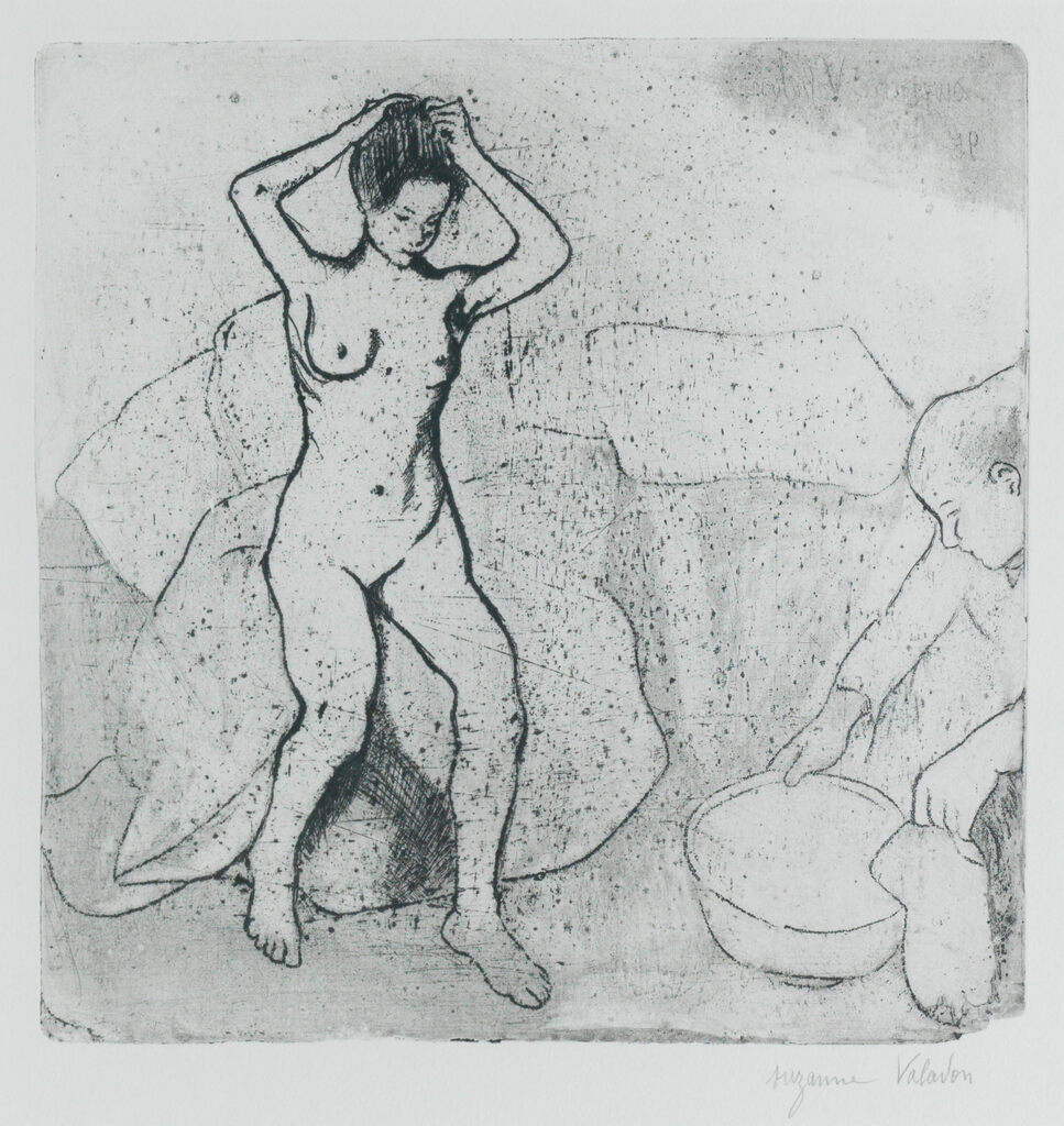 Catherine prepare le tub; Catherine Accroupie 2