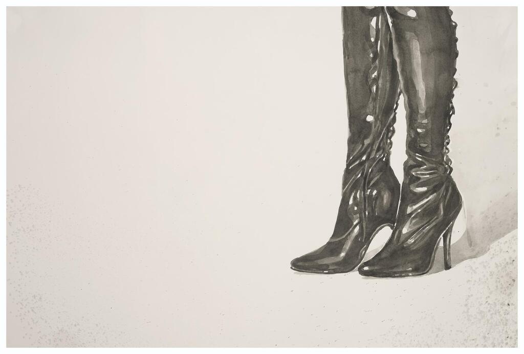 Black boots
