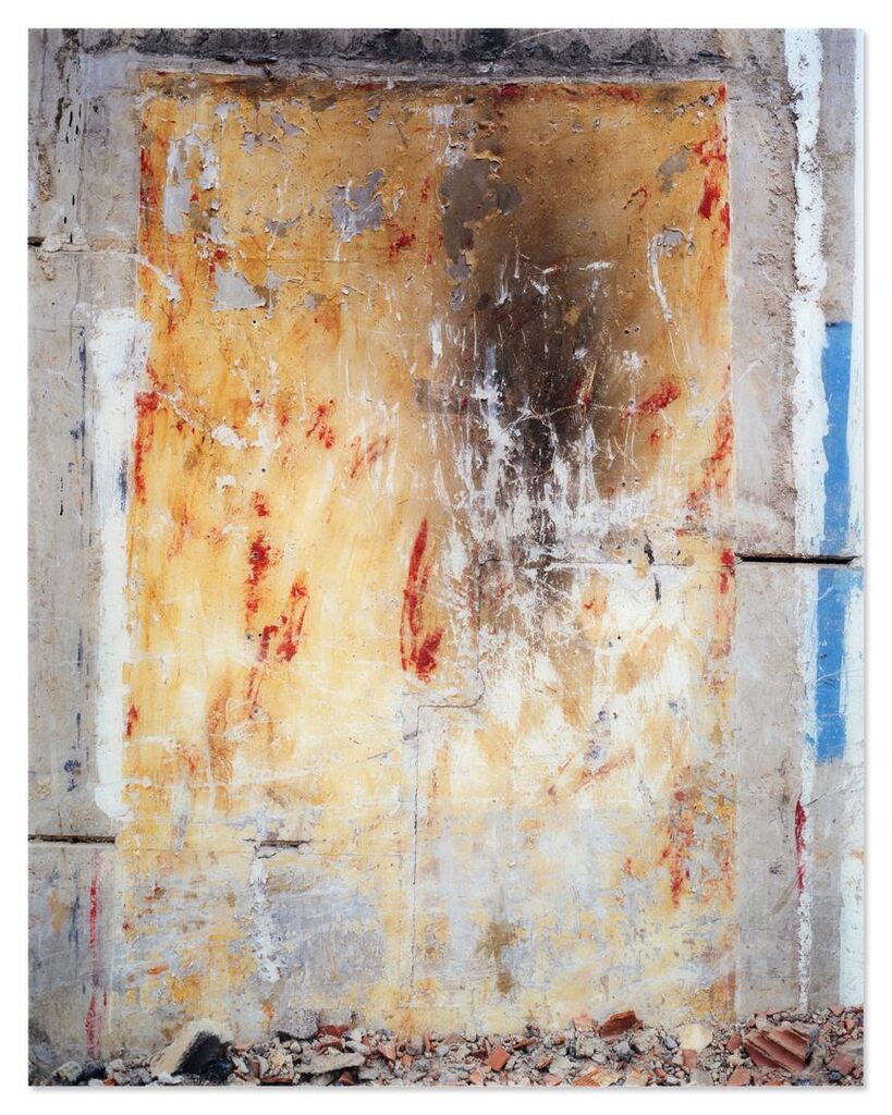 De la serie: El dibujo, la escritura, la abstracción (La abstracción VI, Blood Wall)