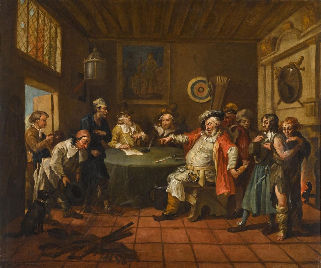 Falstaff examining his recruits