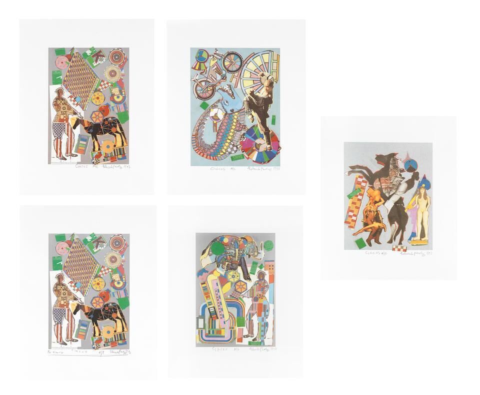 Five Plates, from Circus