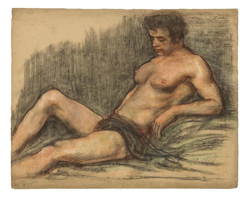 Babs, A Reclining Male Nude