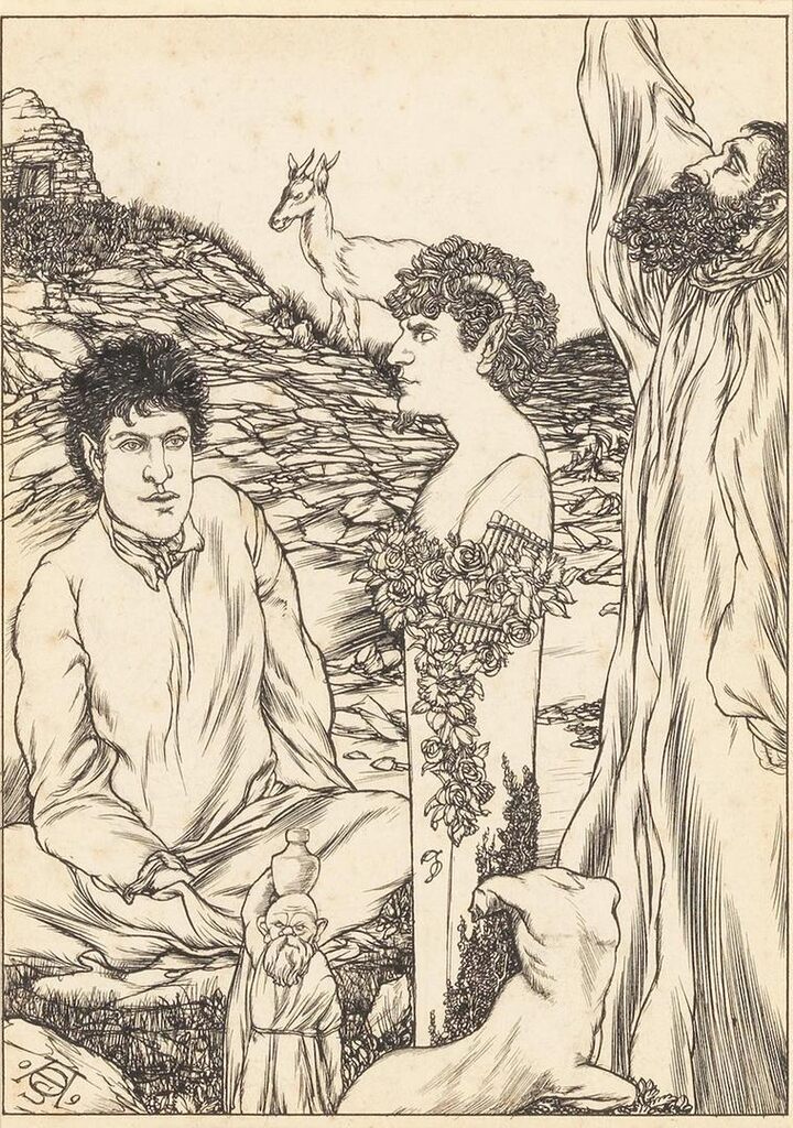 The Torment of Futurity; Illustration for The Starlit Mire