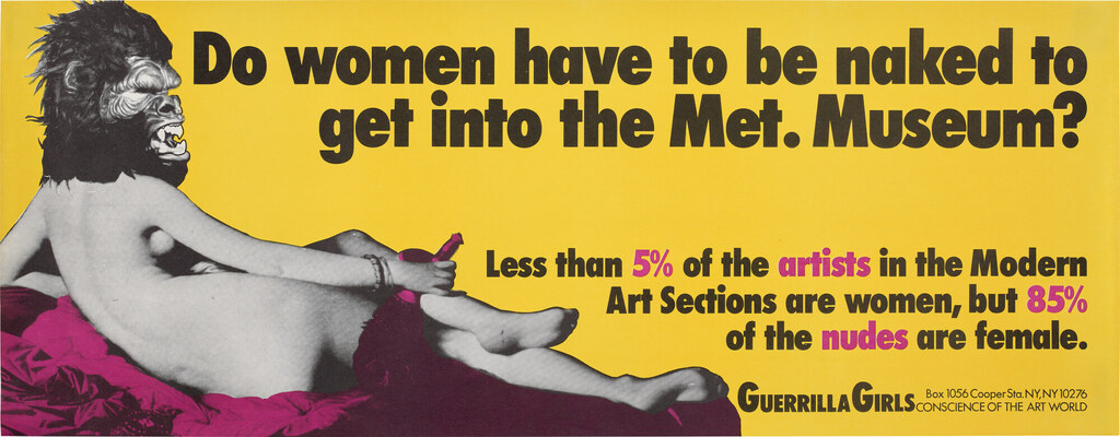Do Women Have to Be Naked To Get Into the Met. Museum?