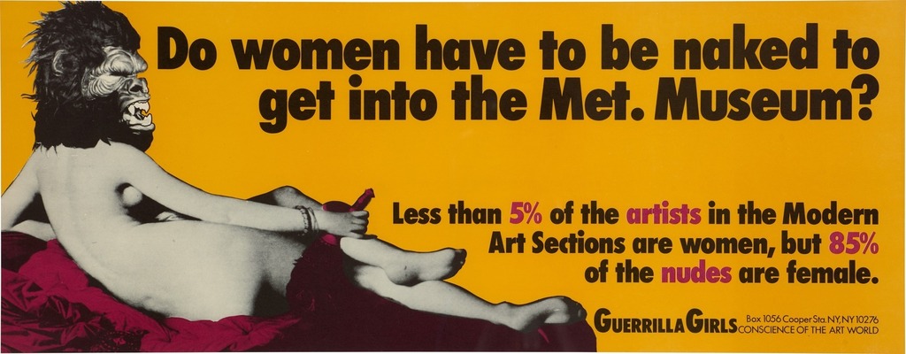 Do Women Have to Be Naked To Get Into the Met. Museum?