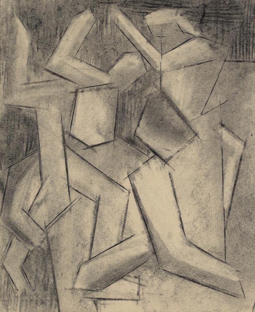 Study for 'Vision of Ezekiel'