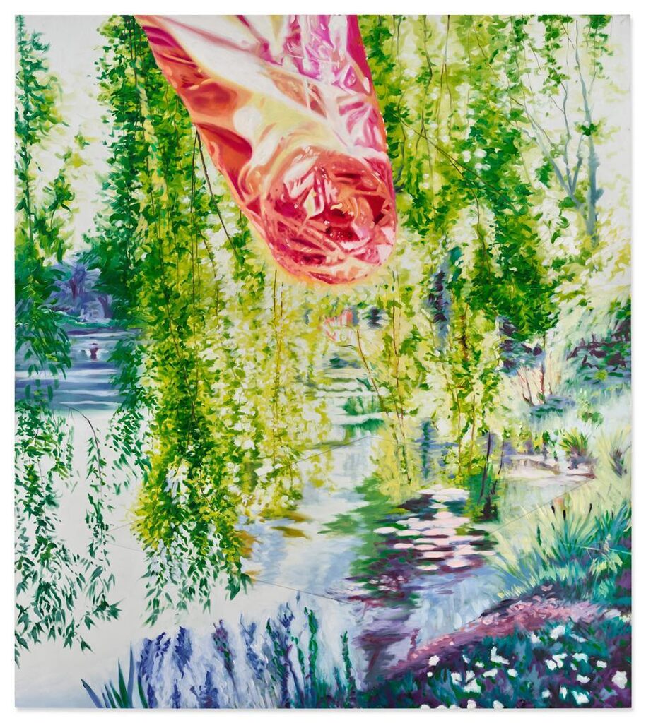 The Meteor Hits Monet's Garden