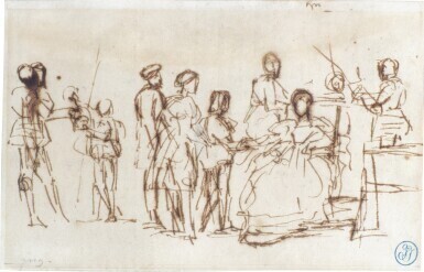 The young Raphael taking leave of the Duchess of Urbino