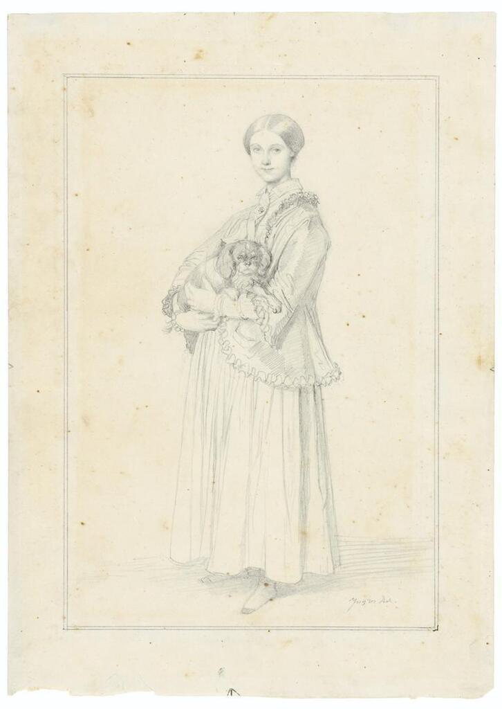 Portrait of Mademoiselle Therese-Hortense-Marie Reiset, later Vicomtesse Adolphe-Louis-Edgar de Segur-Lamoignon