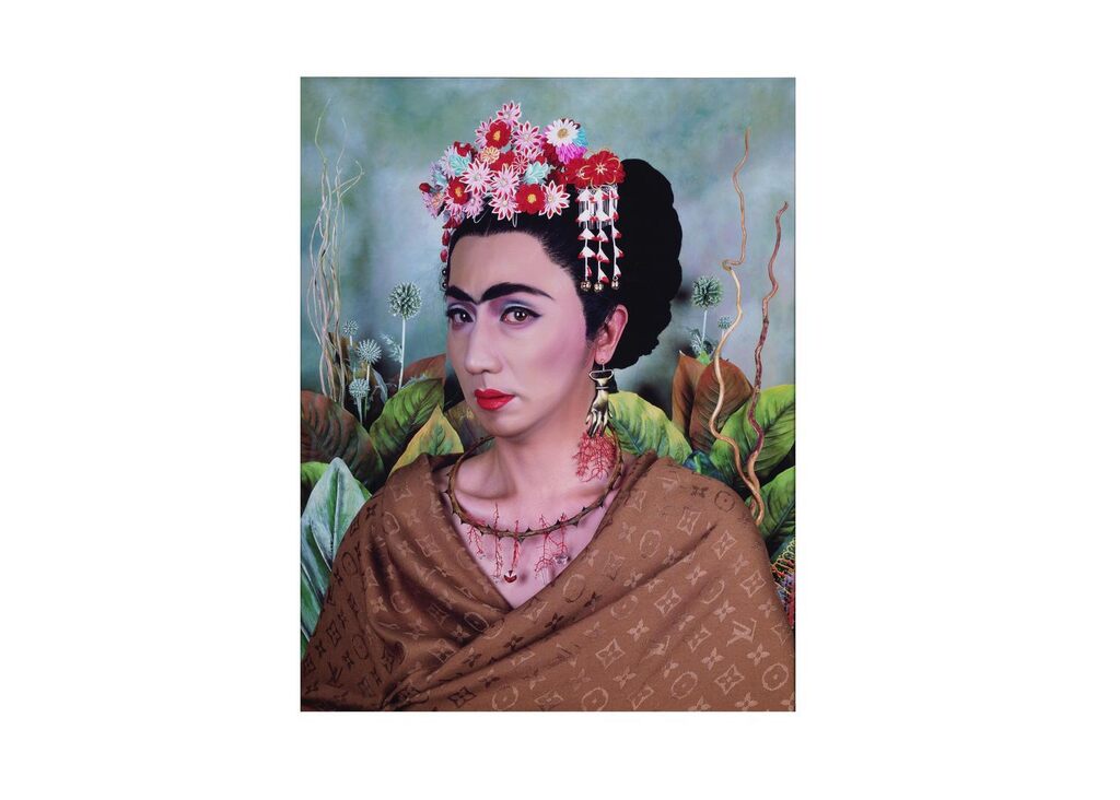 An Inner Dialogue with Frida Kahlo (Hand Shaped Earring)