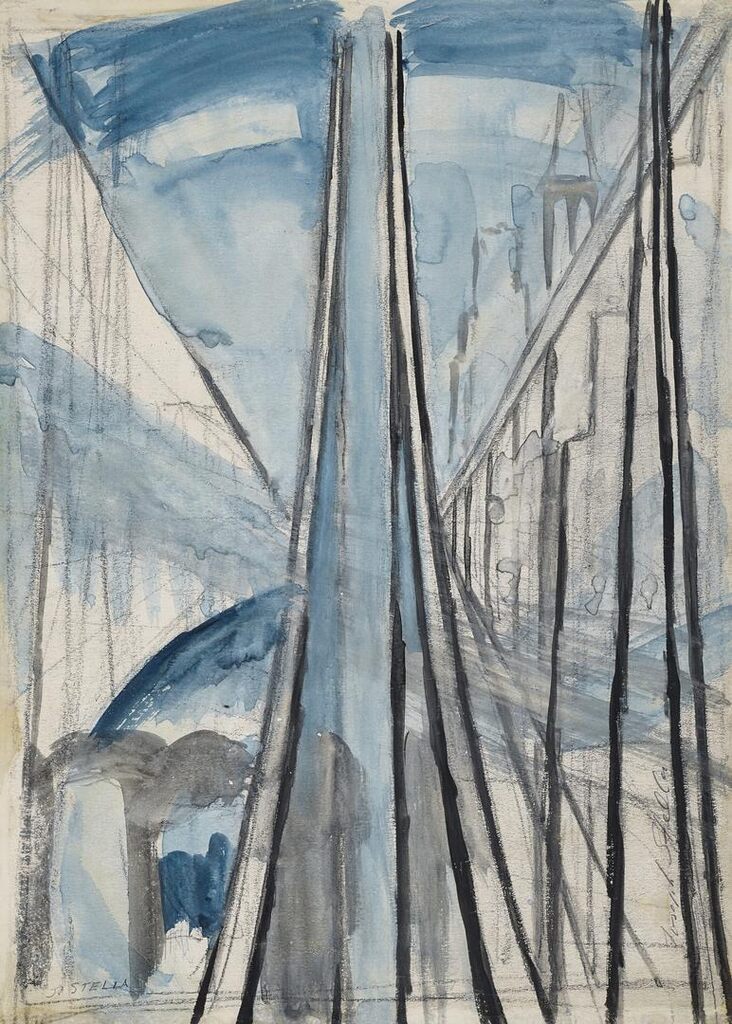 The Bridge (Study for 'New York Interpreted')