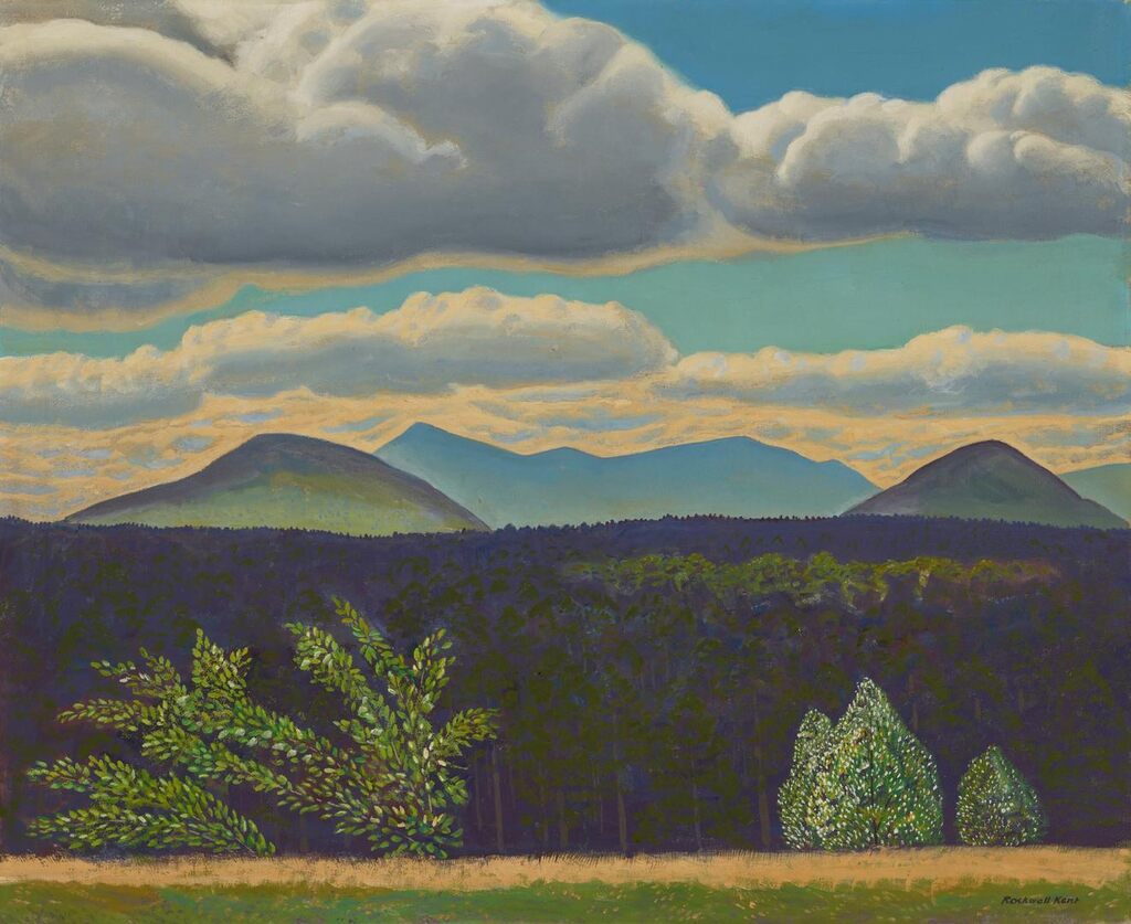 Tree Tops and Mountain Peaks