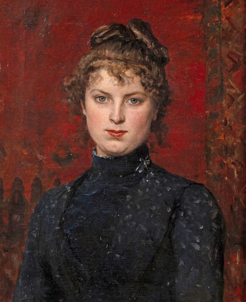 Portrait of Elodie Breton, niece of the artist, at the age of 20