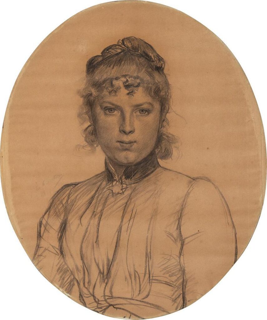 Portrait of Elodie Breton, niece of the artist, at the age of 20