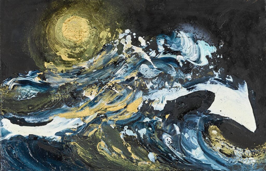 Moon and Sea