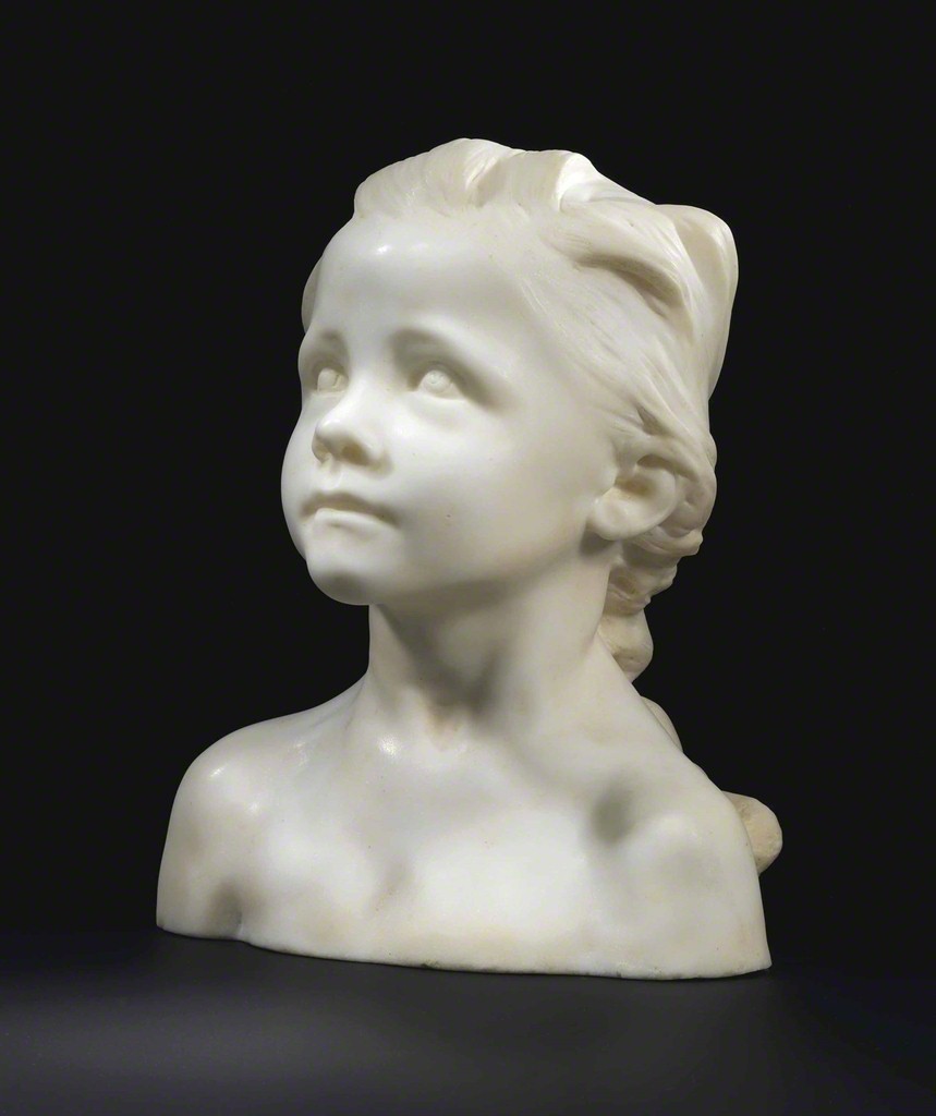 Camille Claudel, La petite Châtelaine, version à la natte courbe fine