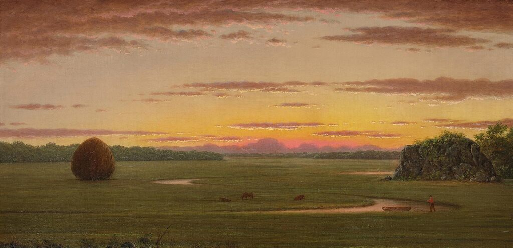 Single Haystack in a Flat Marsh