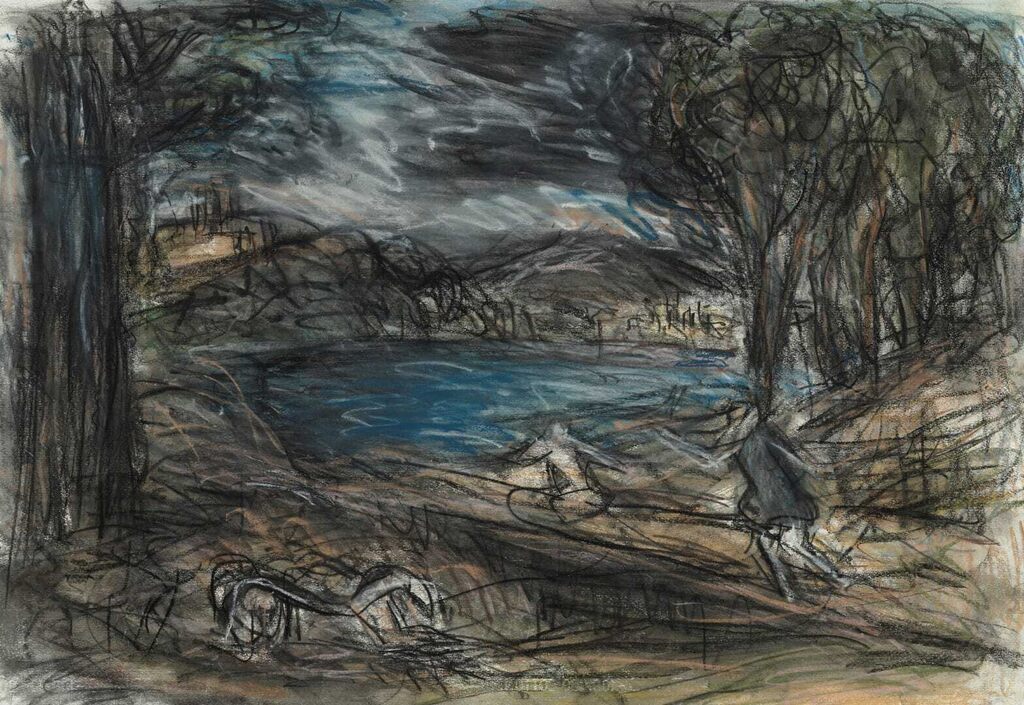 From Poussin: Landscape with a Man Killed by a Snake II