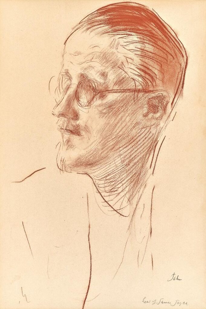 Head of James Joyce