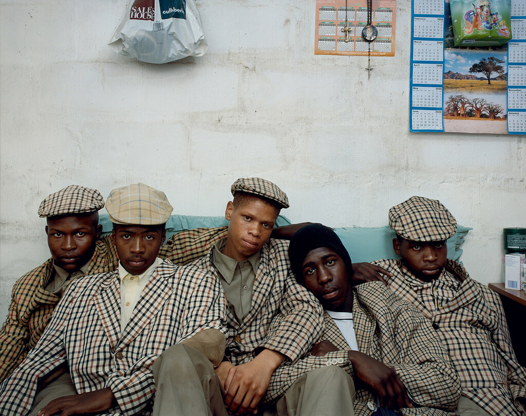 Loyiso Mayga, Wandise Ngcama, Lunga White, Luyanda Mzantsi, Khungsile Mdolo after their initiation ceremony, Mthatha, South Africa