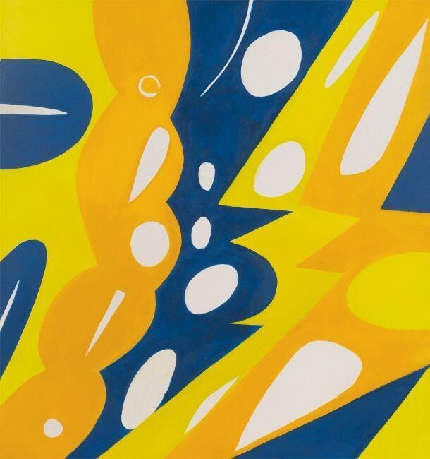 ”Gelb-Orange-Kobalt I”