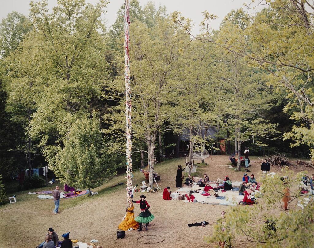 May Pole, Short Mountain Sanctuary, Liberty Tennessee, May 2005