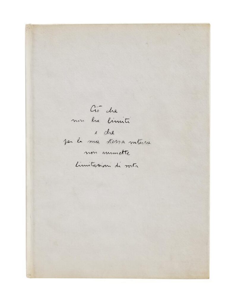 Ció che non ha limiti e che per sua stessa natura non ammette limitazioni di sorta