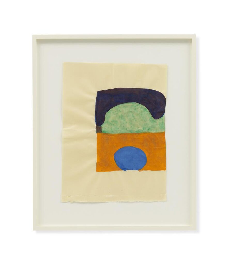 composition in 4-5 colors with lapis and malachite