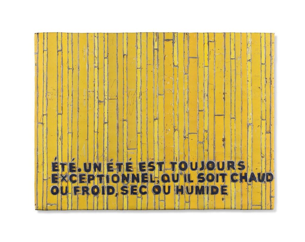 Cocorico painting, Été. Un été est toujours exceptionnel, qu'il soit chaud ou froid, sec ou humide