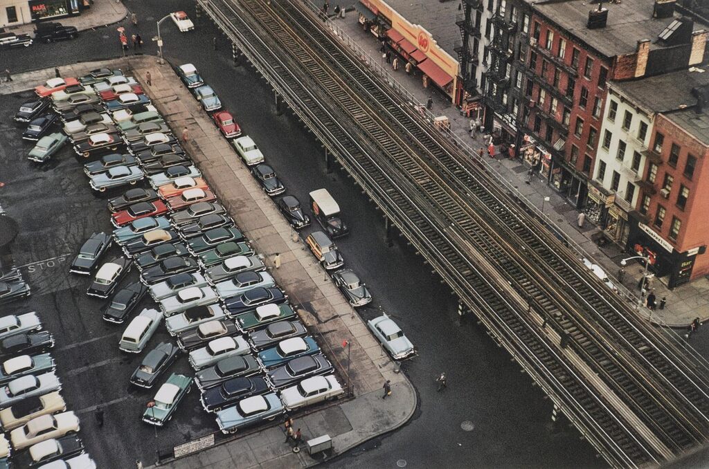 New York City, (Third Ave El), 1955