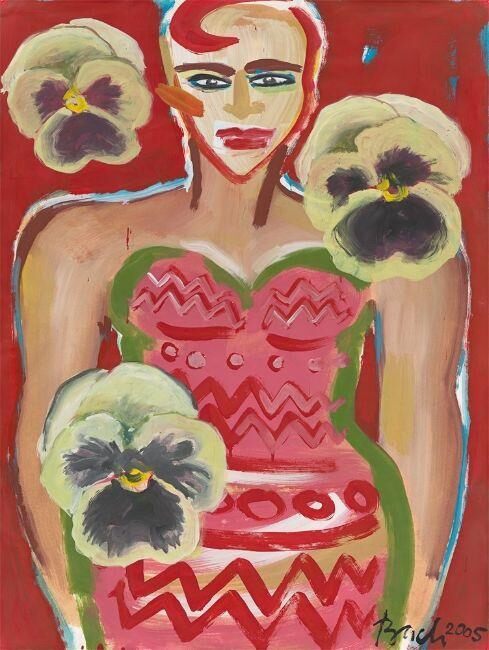 Untitled (Woman with Flowers)