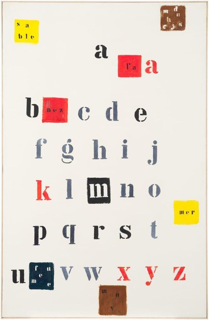 Alphabet (Sable / mer / fumée)