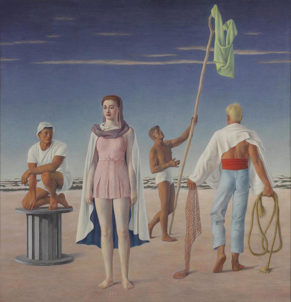 Woman and Boys (Four Figures)