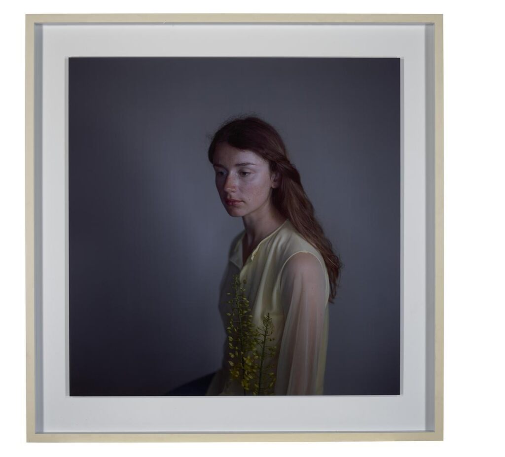 Tatiana, yellow dress, yellow flowers