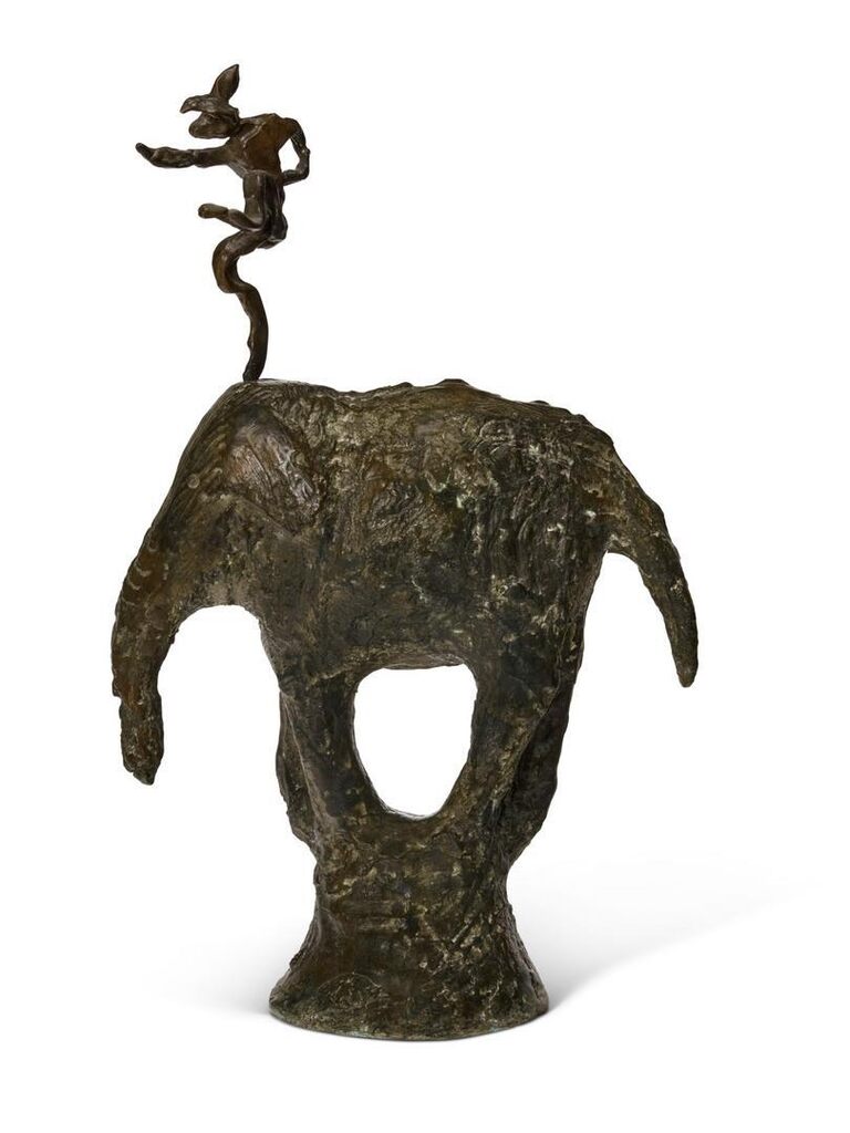 Hare on Elephant