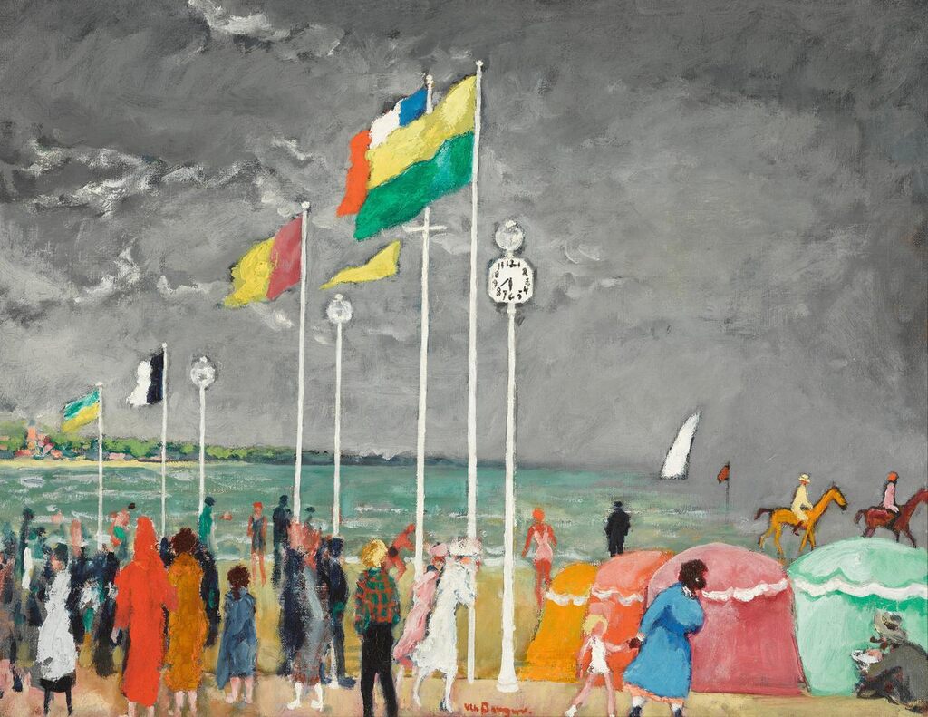 L'Horloge de la plage de Deauville