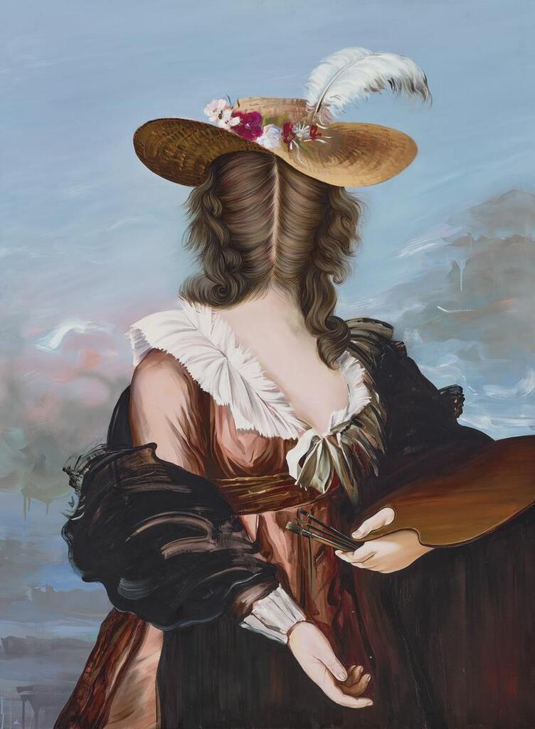 Slomkowy Kapelusz (wg Louise Elisabeth Vigee-Lebrun) (Straw Hat (After Louise Elisabeth Vigee-Lebrun))