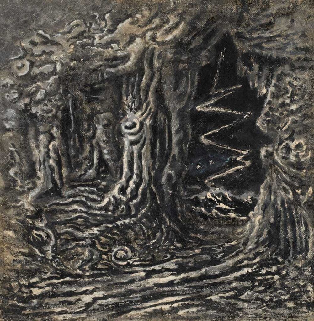 Orrida selva (Bozzetto scena Atto II Quadro I)